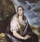 El Greco Mary Magdalen in Penitence France oil painting reproduction